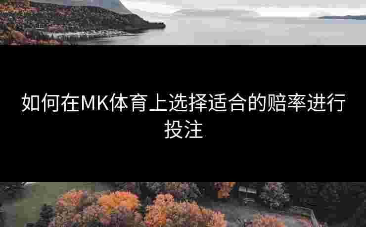 如何在MK体育上选择适合的赔率进行投注