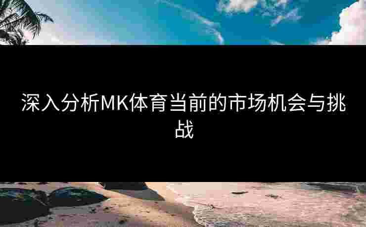 深入分析MK体育当前的市场机会与挑战