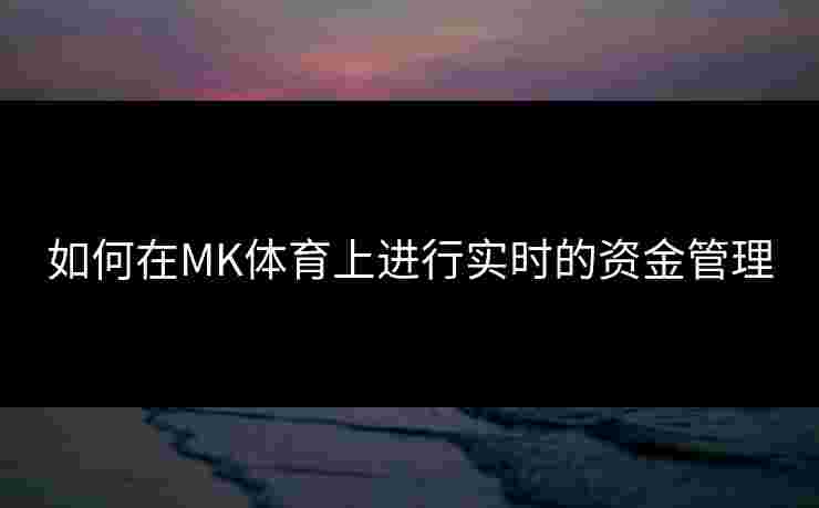 如何在MK体育上进行实时的资金管理